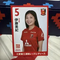 浦和レッズレディース　伊藤美紀　プレイヤーズカード