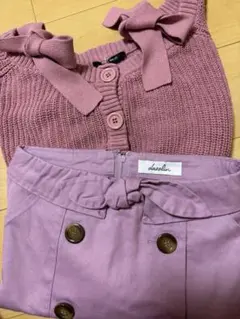 ROSEBADトップスとdazzlinスカート