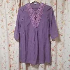 OFUON ワンピース チュニック シフォン