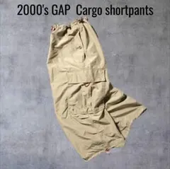 00''s old GAP カーゴパンツ ショート膝下丈 ベージュ XL