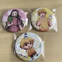 鬼滅の刃 極楽湯缶バッジ 禰豆子 善逸