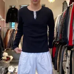 COMME CA ISM y2k アーカイブ ヘンリーネック キーネックロンT