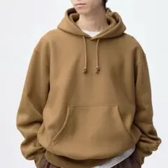 【新品】ヘビーウェイトスウェットパーカ BROWN M GUのサムネイル