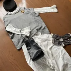 【極美品】　:tang: タング　コットン裏毛アシメプルオーバー　グレー