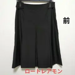 LAUTREAMONT ロートレアモン ひざ丈プリーツスカート ブラック 3