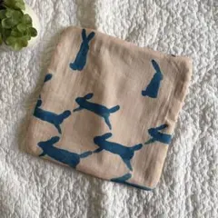 #281 ハンドメイド 7重ガーゼハンカチ mina perhonenのサムネイル