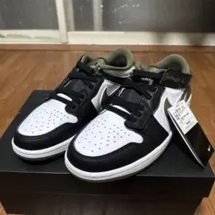 Nike Air Jordan 1 Low ホワイト/ブラック/オリーブ