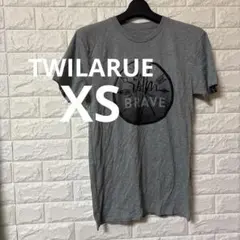 TWILARUE i am BRAVE Tシャツ 半袖　【XS】　グレー　メンズ