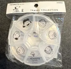 スヌーピー PEANUTS 7daysピルケース1week 透明シール付小物入れのサムネイル