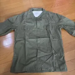 GLOBAL WORK カーキ 長袖シャツ Mサイズ
