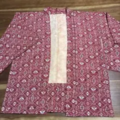 ピンク花柄羽織