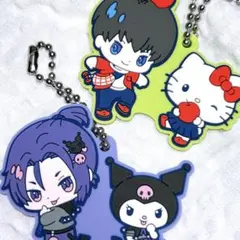 ブルーロック サンリオラバーキーホルダー　御影玲王　潔世一