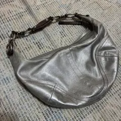 COACH シルバーショルダーバッグ M10604 old