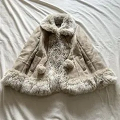 レア　CECILMcBEE ファーコート　リアルファー　平成ギャル　y2k 毛皮 CECIL McBEE - セシル☆ヒョウ柄ファーコートの通販 by ひぃ's