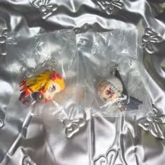 鬼滅の刃 つまんでつなげてますこっと 煉獄杏寿郎 宇髄天元 ボールチェーン