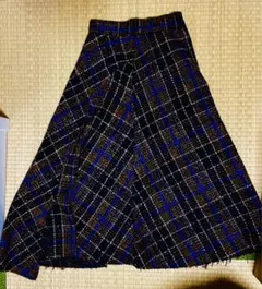 socolla チェック柄 フレアスカート