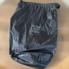 UNIQLO ULTRA LIGHT DOWN ブラック 巾着袋大