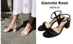 Gianvito Rossi NADIA 60 シルバー定価¥124,300