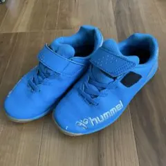 hummel フットサルシューズ 21.0cm 青