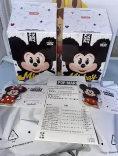 POP MART ミッキーファミリー ミッキー＆ミニー　2個セットポップマート