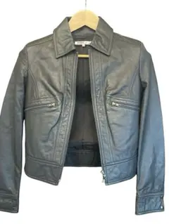 【美品】MICHAEL KORSラムレザー・羊革　黒 レザージャケット