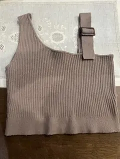 【Mサイズ】INGNI ニットビスチェ ブラウン