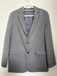 【美品】chaps テーラードジャケット ミディアムグレー　レディース