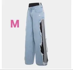 adidas アディレニウム 5.0 デニムパンツ ライトブルー Mのサムネイル
