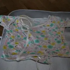 夏物セール！2枚セット 花柄 くま柄 短肌着 肌着