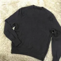 UNIQLO カシミヤ クルーネックセーター ブラック M