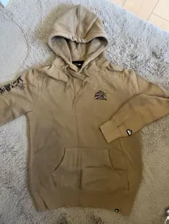 QUIKSILVER パーカー ベージュ Sサイズ