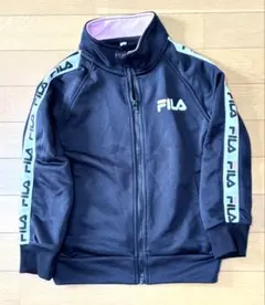 FILA ジップアップジャケット 黒　120