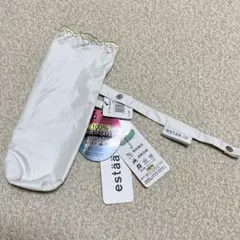 新品 エスタ 折り畳み傘 袋 カバー ホワイト 白 ラメのサムネイル