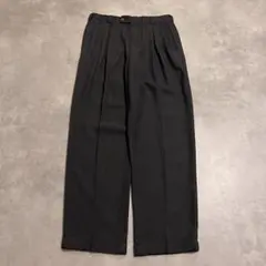 00s SLATESスレイツ ツータックスラックス 黒ブラックW36 L30 - メルカリ