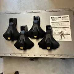 inno キャリアベース 4個セット 鍵付き INNO INLDK - メルカリ