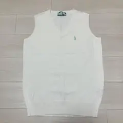 EAST BOY ホワイト Vネックベスト