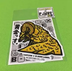 【ラス1】黄金っす モンハンステッカー CAPCOM×B-SIDE LABEL