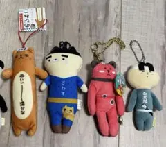 ご当地モケケ 4点セット（温泉/鹿児島ごわす/赤べこ/会津白虎隊）