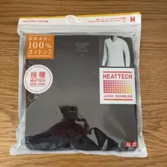 新品未使用⭐︎ユニクロ 極暖ヒートテックコットン VネックT（九分袖）メンズ M
