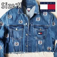 【TOMMY HILFIGER】短丈デニムジャケット Mサイズ