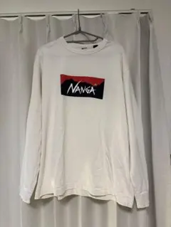 NANGA ホワイト 長袖カットソー Lのサムネイル