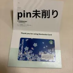 SAKURA 2026 さくら　スターバックスカード