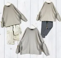 つむぎ様専用　niko and... 切替プルオーバー　ポケット付き　ゆったり