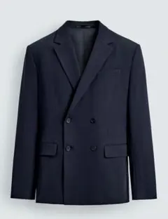 ZARA コンフォートダブルブレストブレザーのサムネイル