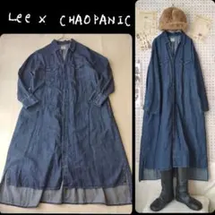 Lee チャオパニックティピー デニムシャツワンピース