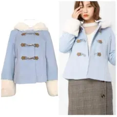 セシルマクビー ショートコート ファー ダッフル