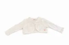 mikihouse 女の子カーディガン100 フリル ボレロ