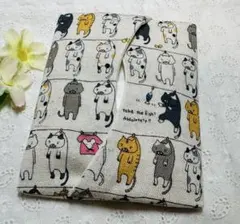 ハンドメイド　ポケットティッシュケース　猫シリーズ