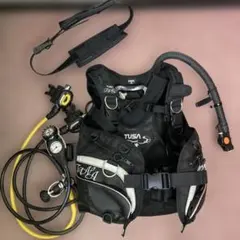 TUSA ダイビング重器材セット BC レギュ オクトパス 残圧計 ドライ 