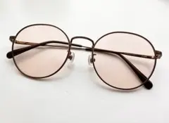 【美品】ゾフZoff✨サングラス　オレンジカラーレンズ　度なしレンズ眼鏡